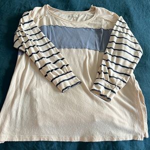 Free People Stripe Long Sleeve